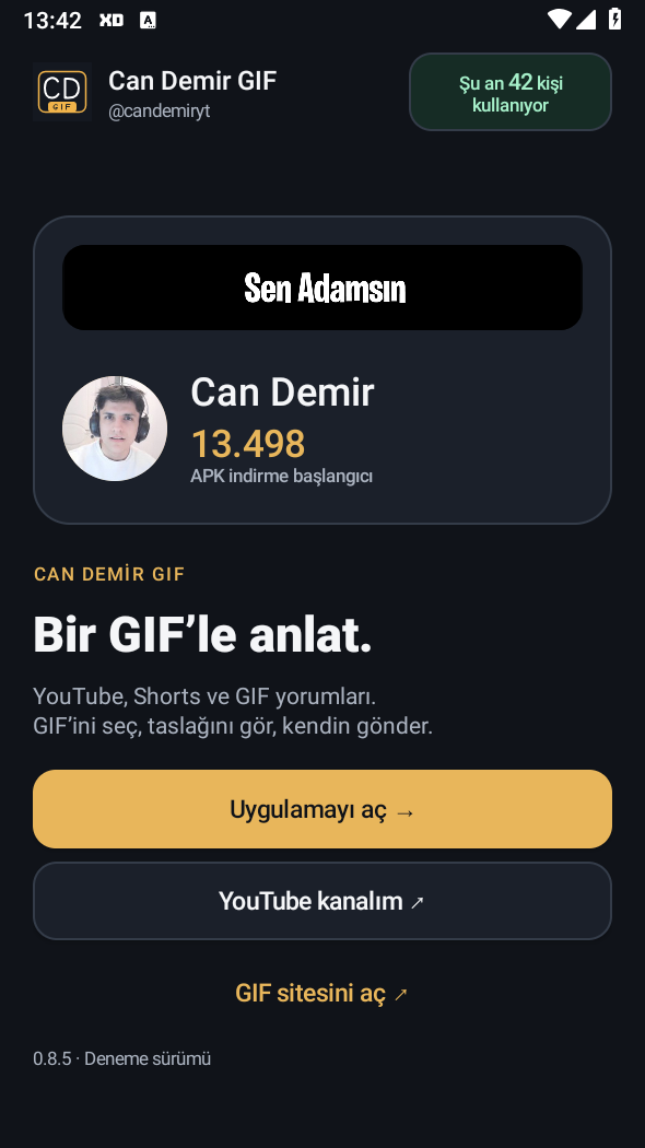 Can Demir GIF — GIF ara, Android uygulamasını indir